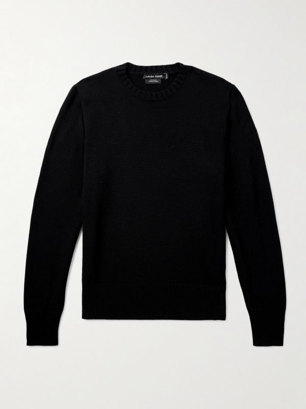 Rosseau Logo-Appliquéd Wool Sweater Rosseau Logo-Appliquéd Wool Sweater