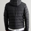 Crofton Logo-Appliquéd Quilted Enduraluxe® Hooded Down Jacket - BK