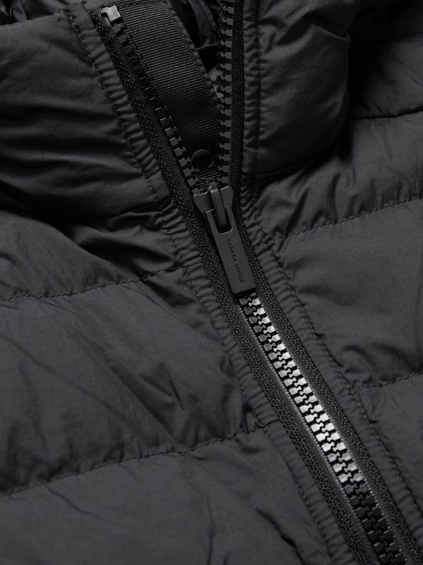 Crofton Logo-Appliquéd Quilted Enduraluxe® Hooded Down Jacket - CU