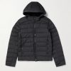 Crofton Logo-Appliquéd Quilted Enduraluxe® Hooded Down Jacket