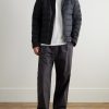 Crofton Logo-Appliquéd Quilted Enduraluxe® Hooded Down Jacket - OU