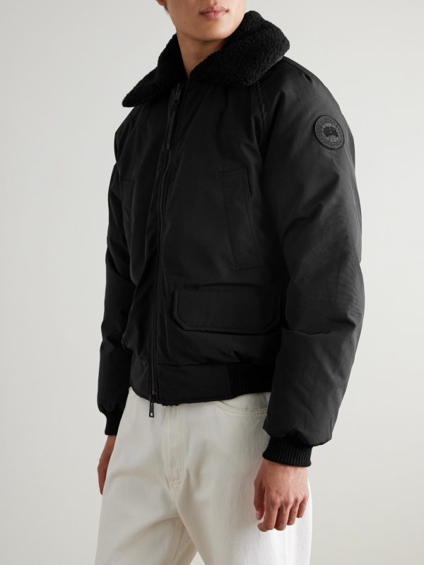 Chilliwack Recycled Wool-Blend Fleece and Shell Down Bomber Jacket - FR Chilliwack Recycled Wool-Blend Fleece and Shell Down Bomber Jacket - FR