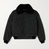 Chilliwack Recycled Wool-Blend Fleece and Shell Down Bomber Jacket Chilliwack Recycled Wool-Blend Fleece and Shell Down Bomber Jacket