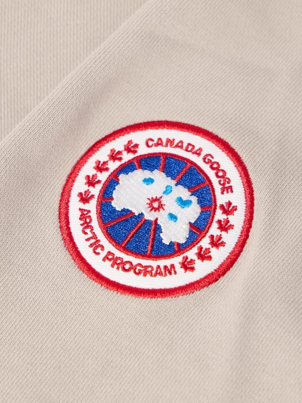 Huron Logo-Appliquéd Organic Cotton-Jersey Hoodie - CU