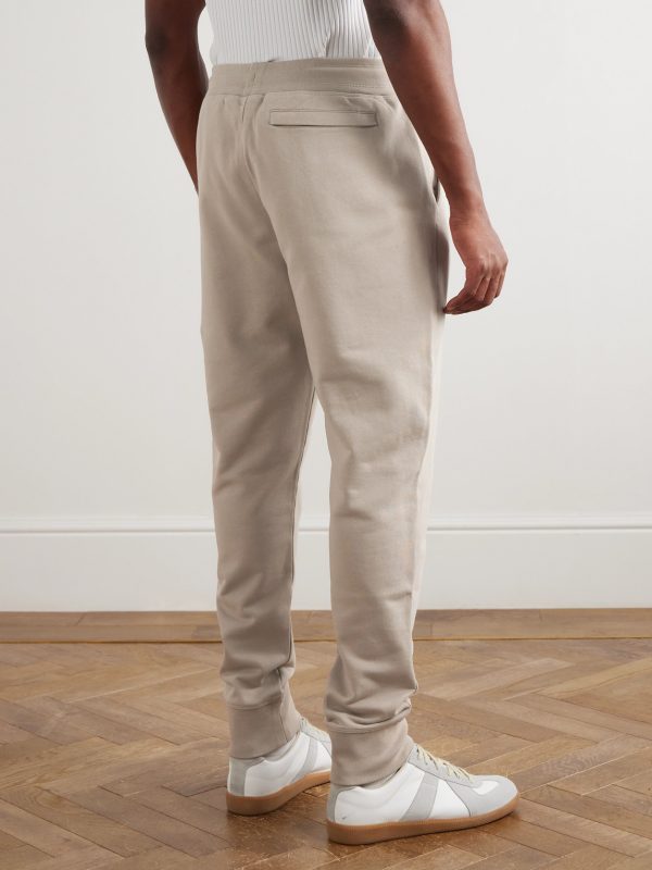 Huron Tapered Logo-Appliquéd Cotton-Jersey Sweatpants - BK Huron Tapered Logo-Appliquéd Cotton-Jersey Sweatpants - BK