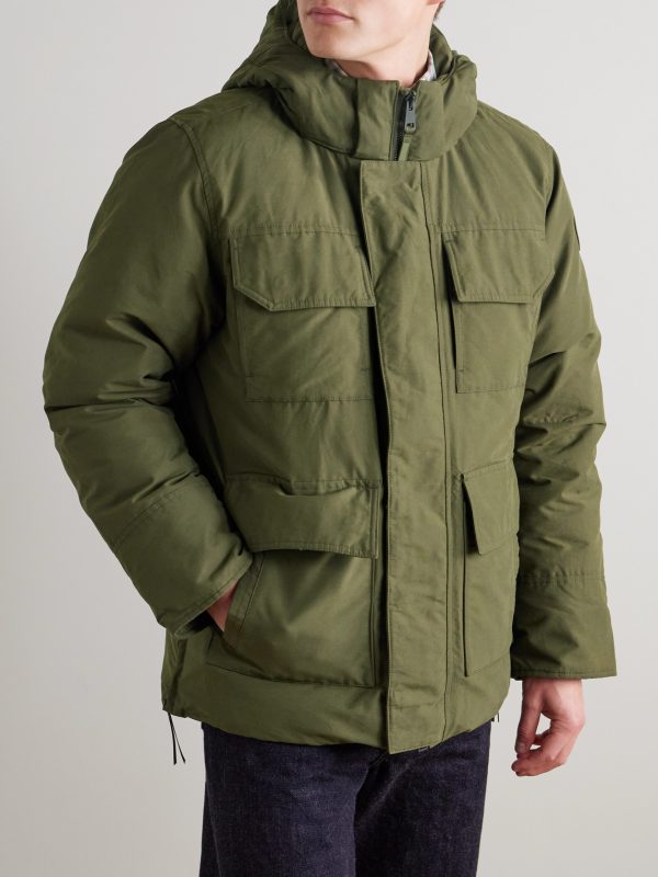 Maitland Cotton and Nylon-Blend Canvas Down Parka - FR Maitland Cotton and Nylon-Blend Canvas Down Parka - FR