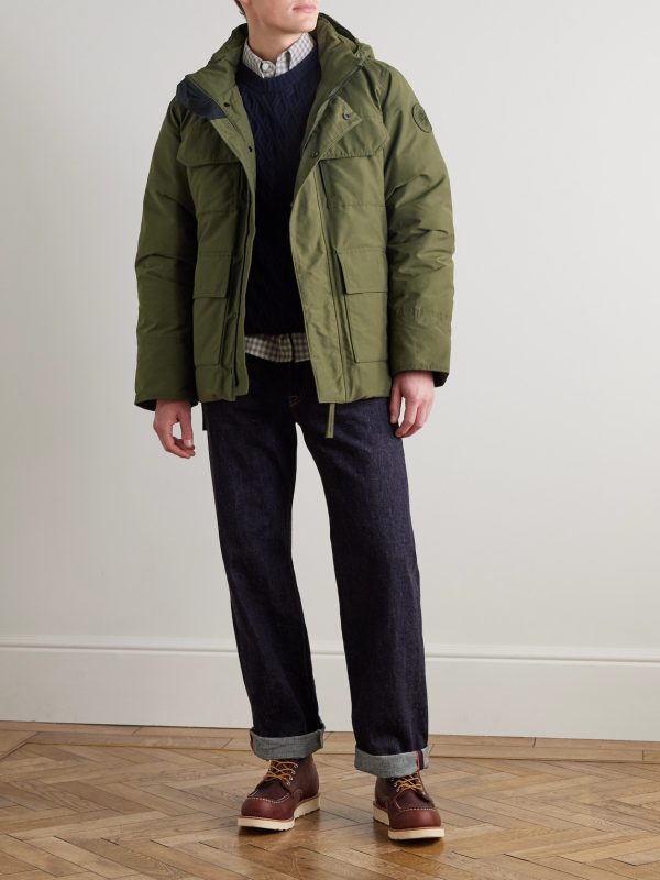 Maitland Cotton and Nylon-Blend Canvas Down Parka - OU Maitland Cotton and Nylon-Blend Canvas Down Parka - OU