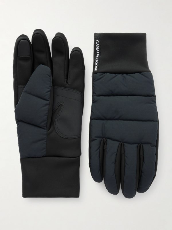 Quilted Shell Down Gloves