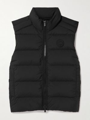 Crofton Logo-Appliquéd Quilted Enduraluxe® Down Gilet