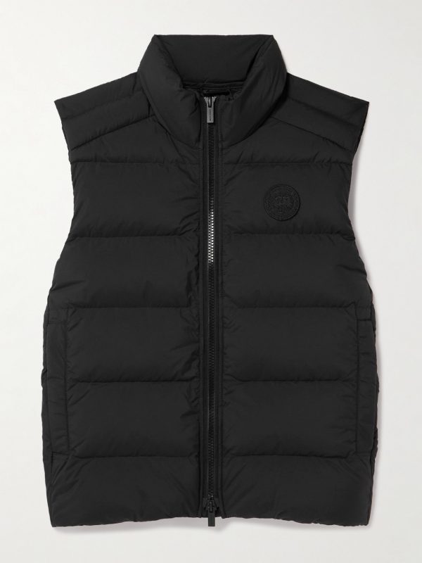 Crofton Logo-Appliquéd Quilted Enduraluxe® Down Gilet Crofton Logo-Appliquéd Quilted Enduraluxe® Down Gilet