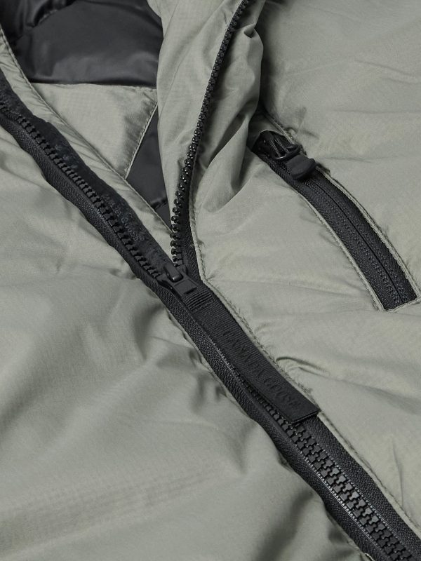 Lodge Packable Quilted Nylon-Ripstop Down Hooded Jacket - CU Lodge Packable Quilted Nylon-Ripstop Down Hooded Jacket - CU