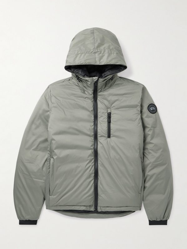 Lodge Packable Quilted Nylon-Ripstop Down Hooded Jacket Lodge Packable Quilted Nylon-Ripstop Down Hooded Jacket
