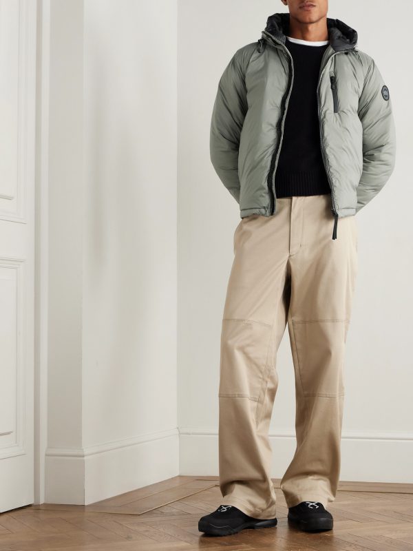 Lodge Packable Quilted Nylon-Ripstop Down Hooded Jacket - OU Lodge Packable Quilted Nylon-Ripstop Down Hooded Jacket - OU