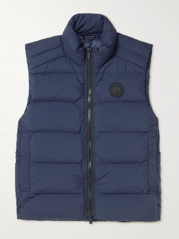 Crofton Slim-Fit Logo-Appliquéd Quilted Enduraluxe® Down Gilet Crofton Slim-Fit Logo-Appliquéd Quilted Enduraluxe® Down Gilet