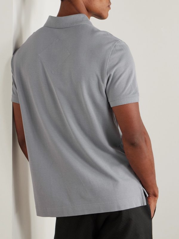 Beckley Logo-Appliquéd Cotton-Piqué Polo Shirt - BK Beckley Logo-Appliquéd Cotton-Piqué Polo Shirt - BK