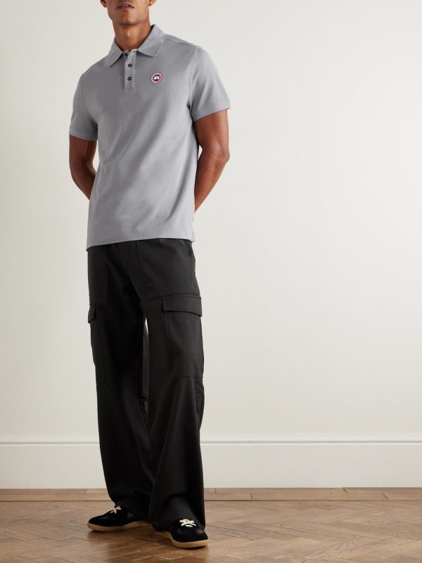 Beckley Logo-Appliquéd Cotton-Piqué Polo Shirt - OU Beckley Logo-Appliquéd Cotton-Piqué Polo Shirt - OU