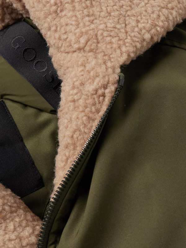 Chilliwack Recycled Wool-Blend Fleece and Shell Down Bomber Jacket - CU Chilliwack Recycled Wool-Blend Fleece and Shell Down Bomber Jacket - CU