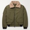 Chilliwack Recycled Wool-Blend Fleece and Shell Down Bomber Jacket Chilliwack Recycled Wool-Blend Fleece and Shell Down Bomber Jacket
