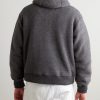 Chilliwack Recycled Wool-Blend Fleece Zip-Up Hoodie - BK