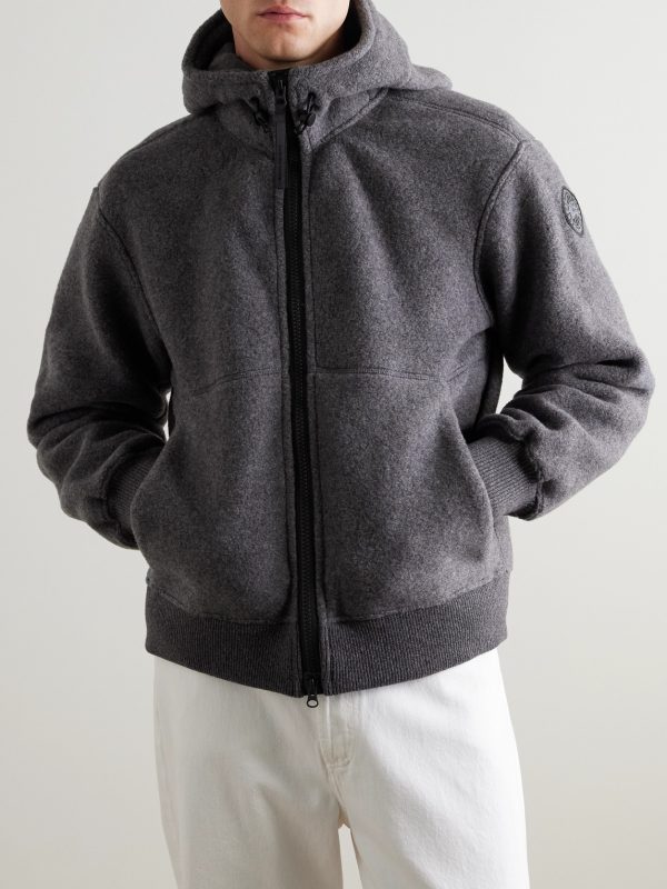 Chilliwack Recycled Wool-Blend Fleece Zip-Up Hoodie - FR