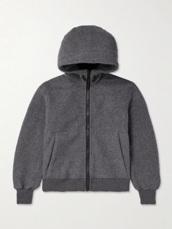 Chilliwack Recycled Wool-Blend Fleece Zip-Up Hoodie
