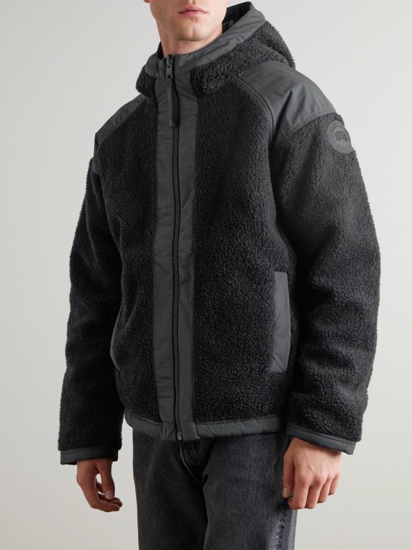Alberni Reversible Ripstop and Wool-Blend Fleece Hooded Jacket - FR Alberni Reversible Ripstop and Wool-Blend Fleece Hooded Jacket - FR