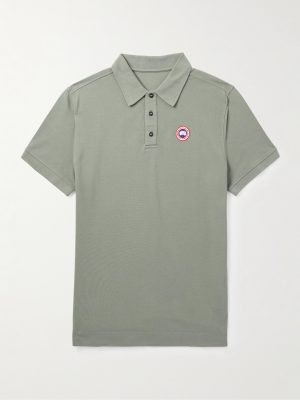 Beckley Logo-Appliquéd Cotton-Piqué Polo Shirt