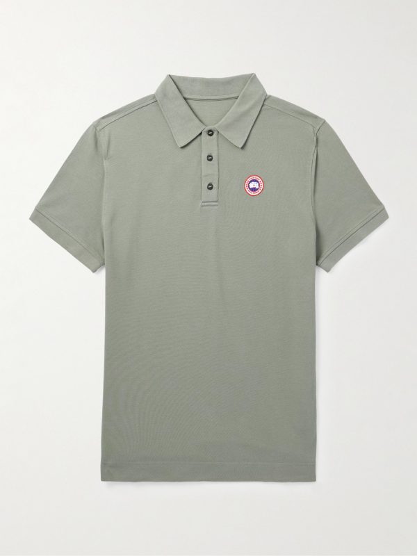 Beckley Logo-Appliquéd Cotton-Piqué Polo Shirt
