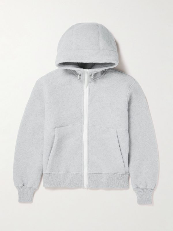 Chilliwack Recycled Wool-Blend Fleece Zip-Up Hoodie