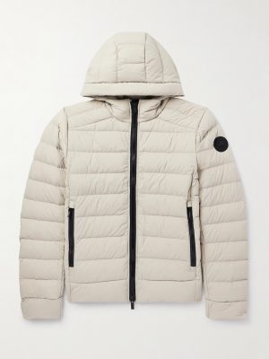 Crofton Logo-Appliquéd Quilted Enduraluxe® Hooded Down Jacket Crofton Logo-Appliquéd Quilted Enduraluxe® Hooded Down Jacket