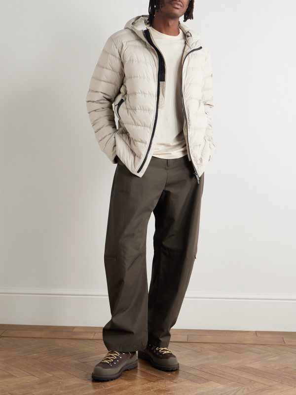 Crofton Logo-Appliquéd Quilted Enduraluxe® Hooded Down Jacket - OU Crofton Logo-Appliquéd Quilted Enduraluxe® Hooded Down Jacket - OU