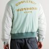 Varsity Era Embroidered Padded Cotton Down Jacket - BK Varsity Era Embroidered Padded Cotton Down Jacket - BK