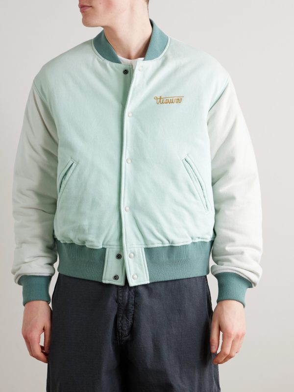 Varsity Era Embroidered Padded Cotton Down Jacket - FR Varsity Era Embroidered Padded Cotton Down Jacket - FR