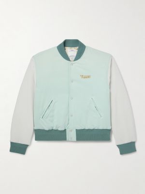 Varsity Era Embroidered Padded Cotton Down Jacket Varsity Era Embroidered Padded Cotton Down Jacket