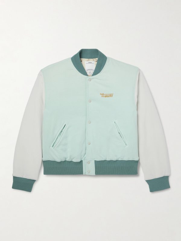 Varsity Era Embroidered Padded Cotton Down Jacket Varsity Era Embroidered Padded Cotton Down Jacket