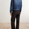 Social Sculpture 101 X DMGD-1010 Cropped Distressed Selvedge Denim Jacket - BK Social Sculpture 101 X DMGD-1010 Cropped Distressed Selvedge Denim Jacket - BK