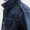 Social Sculpture 101 X DMGD-1010 Cropped Distressed Selvedge Denim Jacket - CU Social Sculpture 101 X DMGD-1010 Cropped Distressed Selvedge Denim Jacket - CU