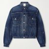 Social Sculpture 101 X DMGD-1010 Cropped Distressed Selvedge Denim Jacket Social Sculpture 101 X DMGD-1010 Cropped Distressed Selvedge Denim Jacket