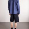 Paint-Splattered Cotton and Silk-Blend Chambray Shirt - BK