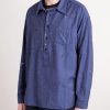 Paint-Splattered Cotton and Silk-Blend Chambray Shirt - FR