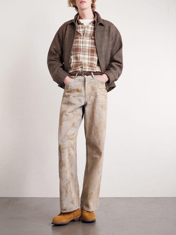 Lumber Checked Wool and Linen-Blend Twill Shirt - OU Lumber Checked Wool and Linen-Blend Twill Shirt - OU