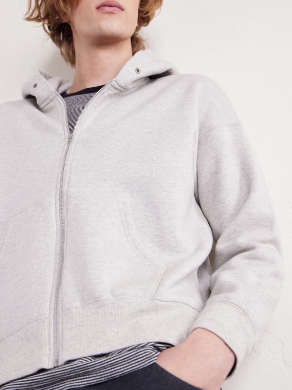 Jumbo Wool and Cotton-Blend Jersey Zip-Up Hoodie - CU Jumbo Wool and Cotton-Blend Jersey Zip-Up Hoodie - CU
