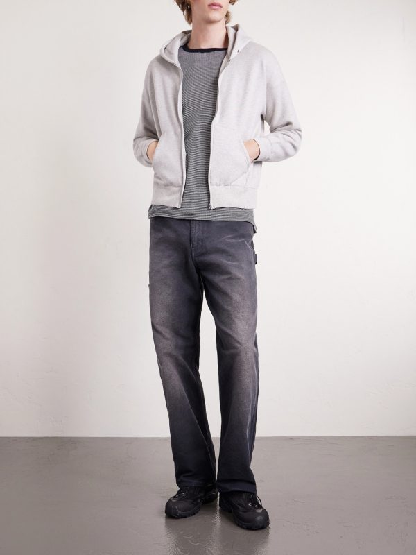 Jumbo Wool and Cotton-Blend Jersey Zip-Up Hoodie - OU Jumbo Wool and Cotton-Blend Jersey Zip-Up Hoodie - OU