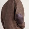 Strato Leather-Trimmed Linen and Wool-Blend Twill Jacket - CU Strato Leather-Trimmed Linen and Wool-Blend Twill Jacket - CU