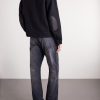 Strato Leather-Trimmed Linen and Wool-Blend Twill Jacket - BK Strato Leather-Trimmed Linen and Wool-Blend Twill Jacket - BK