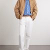 Carrow Convertible-Collar Wool and Linen-Blend Shirt - OU Carrow Convertible-Collar Wool and Linen-Blend Shirt - OU