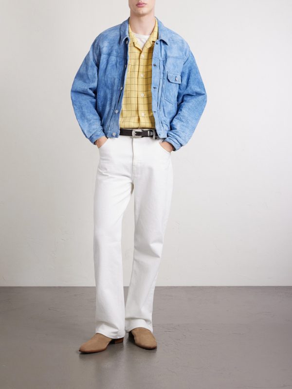 Carrow Convertible-Collar Checked Wool Shirt - OU Carrow Convertible-Collar Checked Wool Shirt - OU