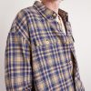 Lumber Checked Wool and Linen-Blend Twill Shirt - CU Lumber Checked Wool and Linen-Blend Twill Shirt - CU