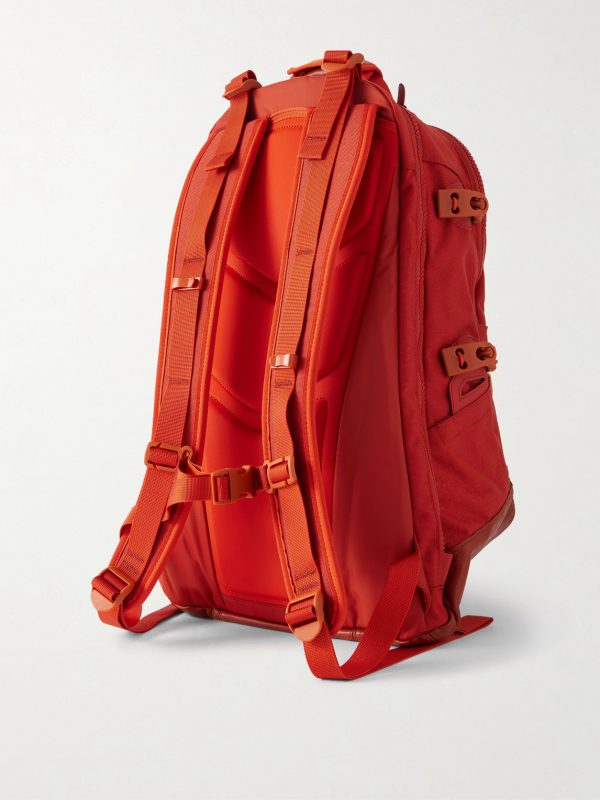 Leather-Trimmed CORDURA® Backpack - BK Leather-Trimmed CORDURA® Backpack - BK