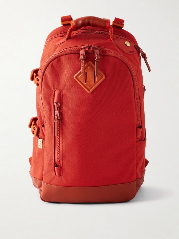 Leather-Trimmed CORDURA® Backpack Leather-Trimmed CORDURA® Backpack